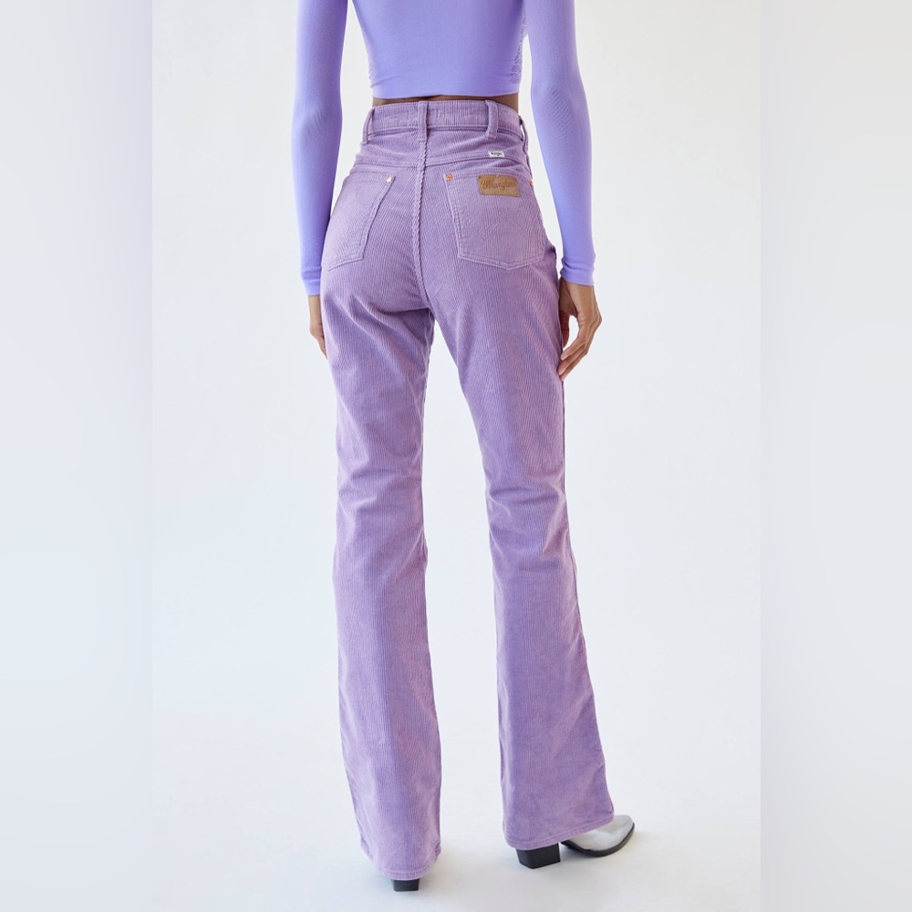 Wrangler Corduroy Flare Jeans in Lavender